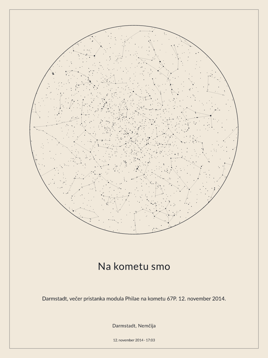 Darmstadt, Nemčija: karta nočnega neba (ura: 17:03, datum: 12. november 2014)